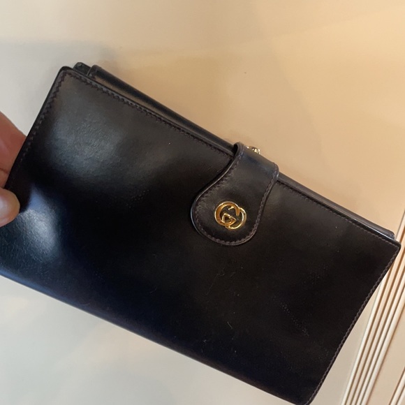 Gucci Calfskin leather vintage wallet - Picture 3 of 8